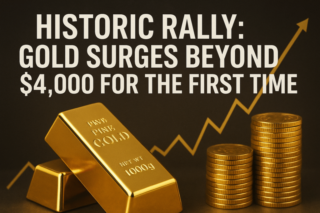gold price today, gold price forecast 2025, gold hits $4000, Federal Reserve rate cuts, gold investment demand, central bank gold buying, gold price news