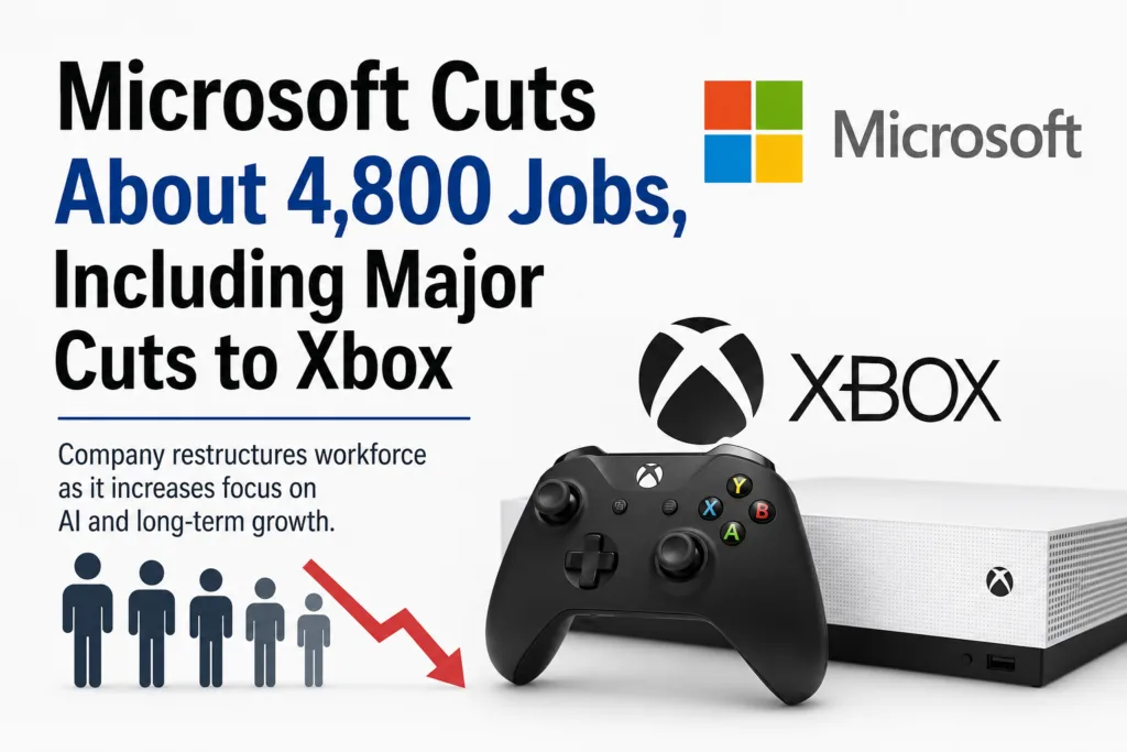 Microsoft Restructures Workforce as AI Investments Accelerate, Xbox Faces Deepest Cuts